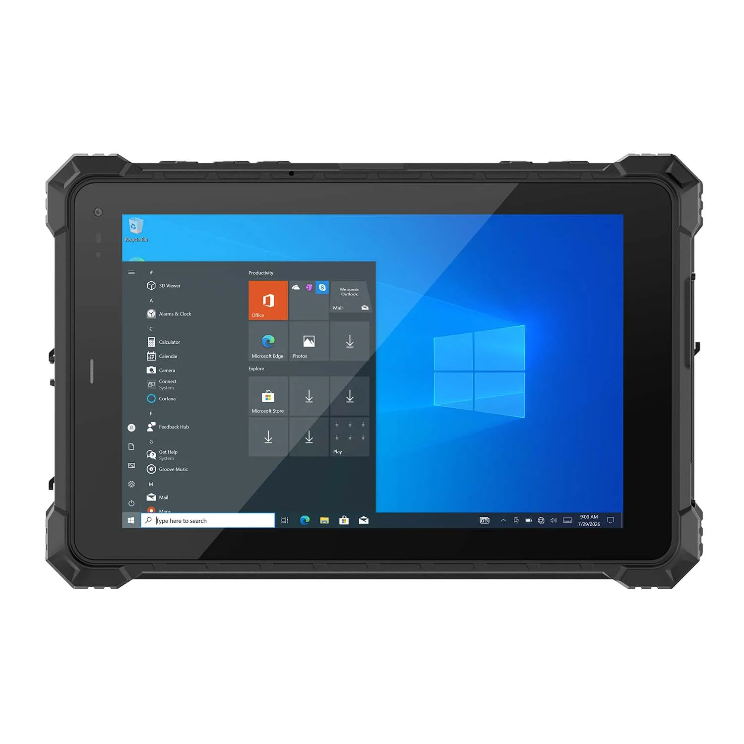CENAVA W10NX N5100 Tableta industrial IP67 con Windows de 10,1 pulgadas