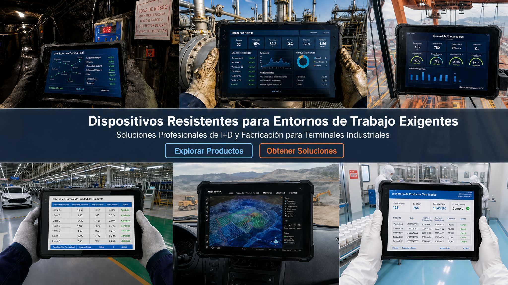 Tabletas a prueba de explosiones CENAVA