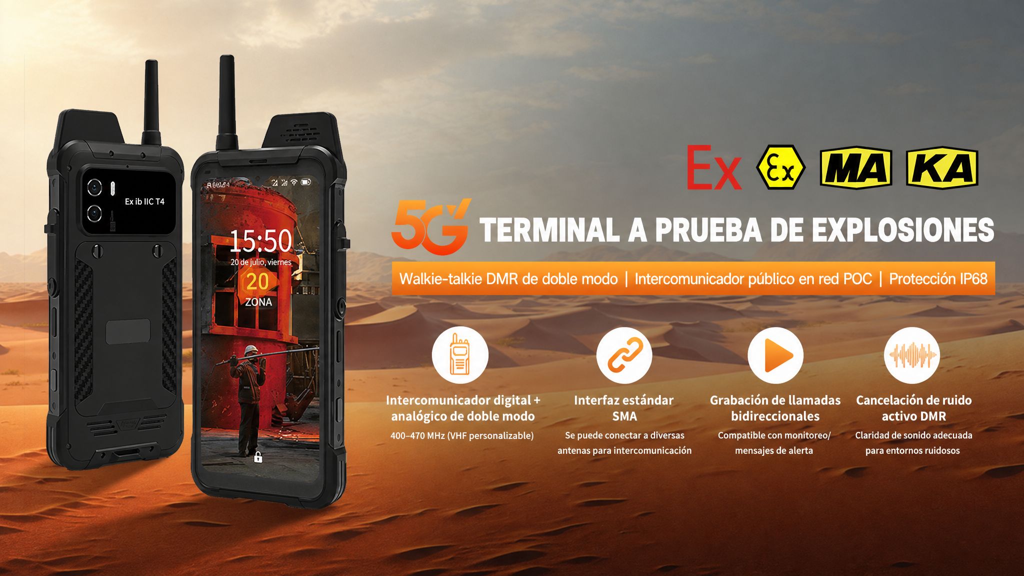 Terminales de mano resistentes CENAVA